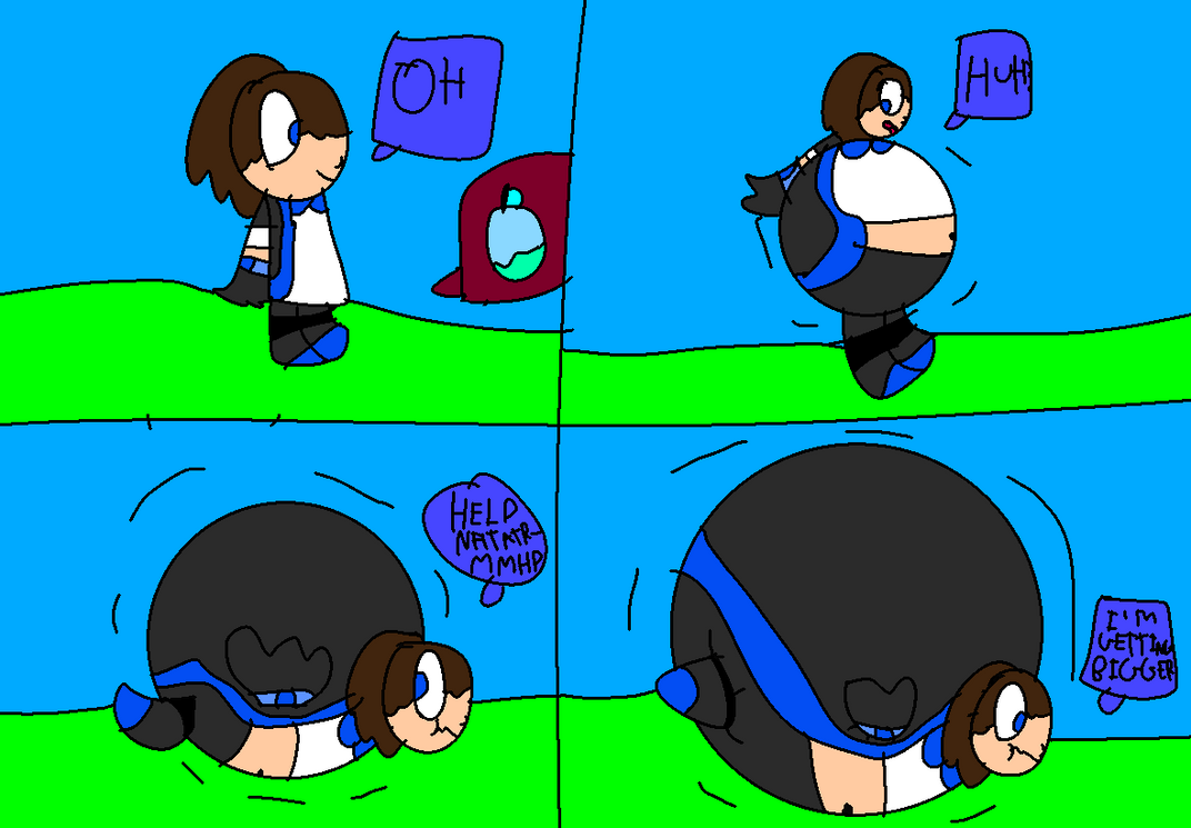 Atari Inflation What Inside Tummy | Blimp Fruit Inflation by NatariChanIndiecross on ...