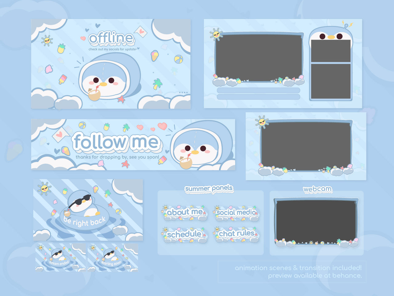 Starting Soon Stream Scene on Behance