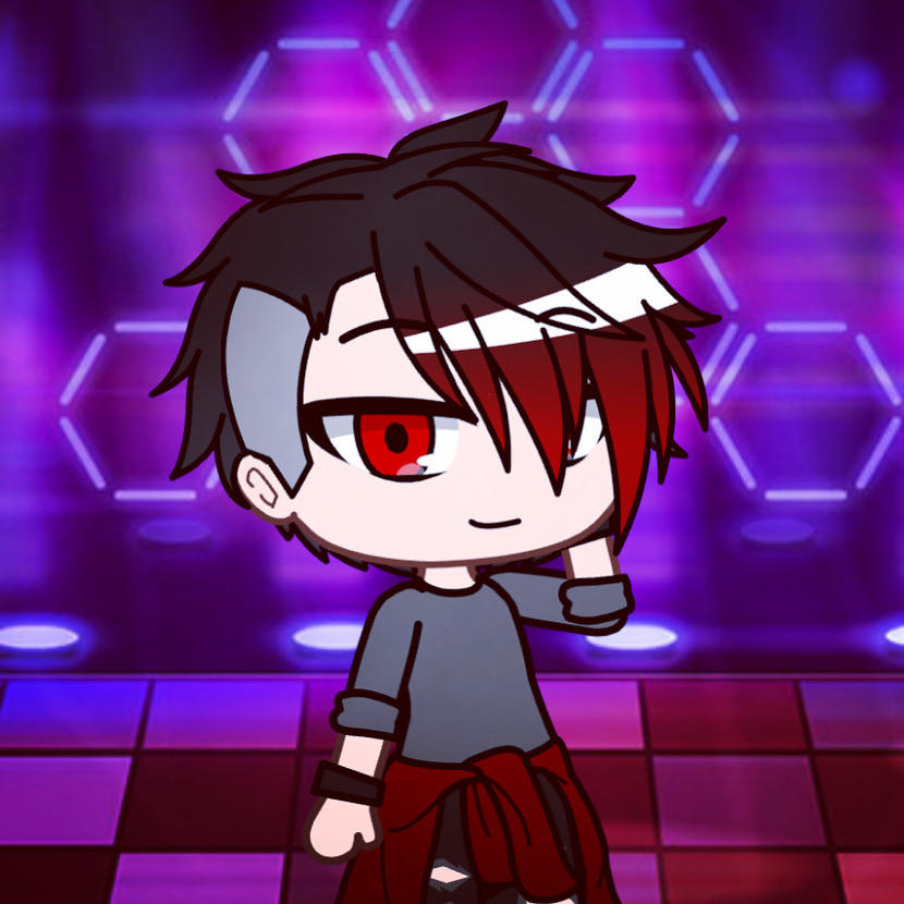 gach Leader He Has A Vampire Bite And A Scar - Boca Realista Gacha Life, HD  Png Download , Transparent Png Image - PNGitem