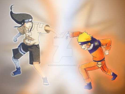 Naruto vs Neji - colab