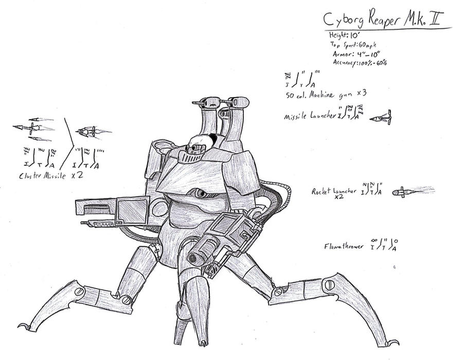 Cyborg Reaper MK II by 0verlordofyou on DeviantArt