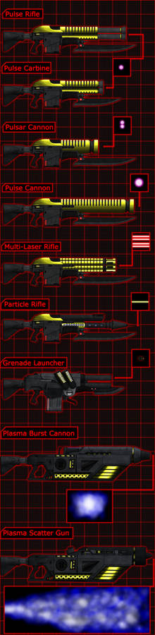 Immortal Empire Infantry Primary Weapons