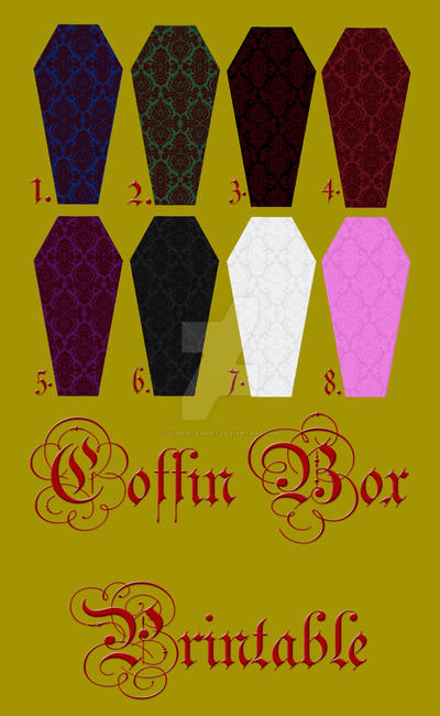 Coffin Box Printable By Sookielemort On DeviantArt