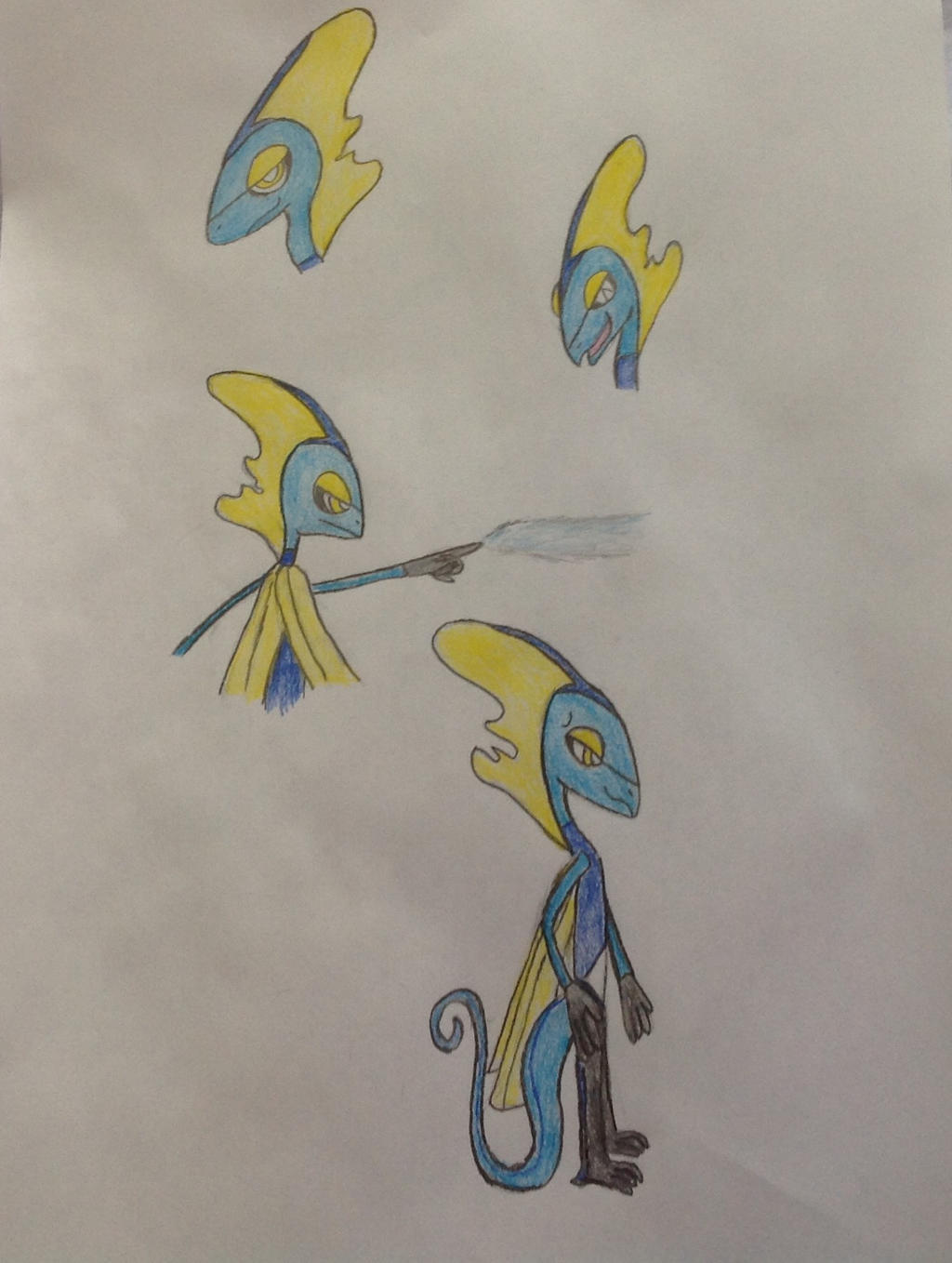 Inteleon Draw Sketches of my Inteleon by ShannonTheArt on DeviantArt