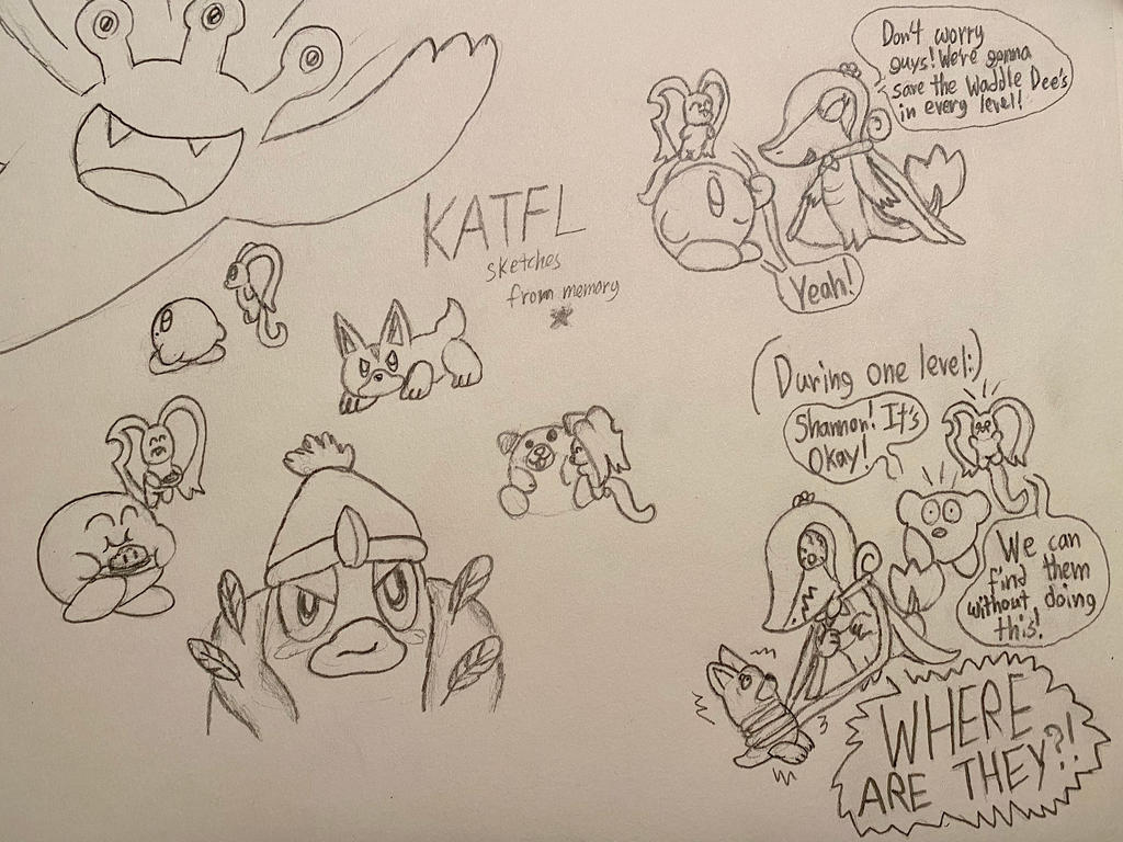 Katfl Model Rig Random KATFL sketches by ShannonTheArt on DeviantArt