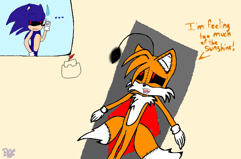 Sonic EXE fem  Anime girl, Kawaii anime girl, Tails doll