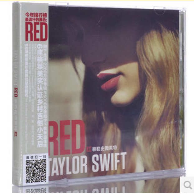 Taylor Swift Red Cd Album By Jimkingoftheworld On Deviantart