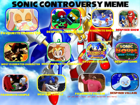Sonic Controversy Meme