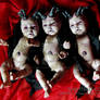 AND TO THE DEVIL 3 DAUGHTERS - Gothic Horror Dolls