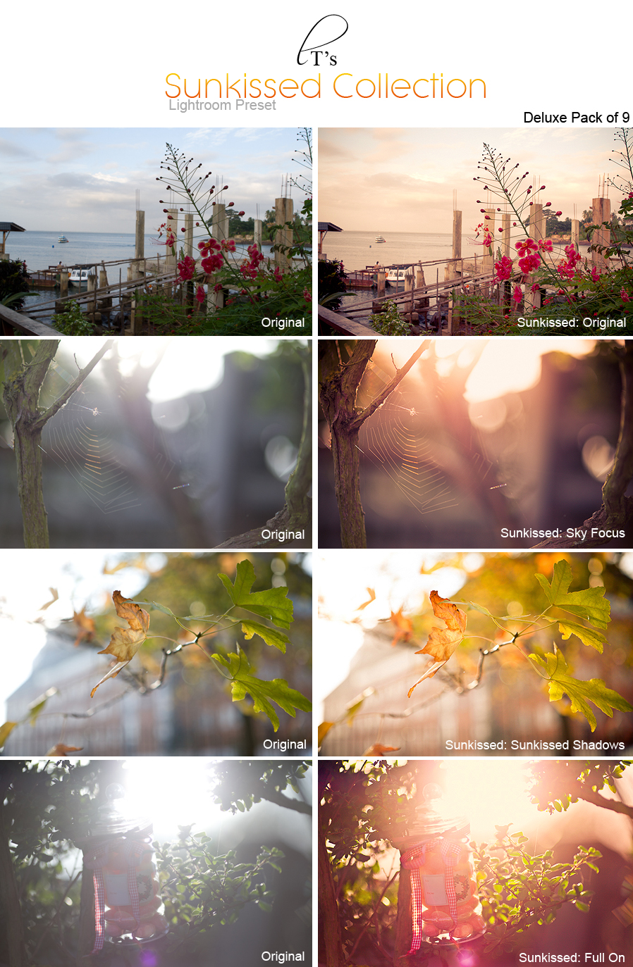 Sunkissed Collection for LIGHTROOM