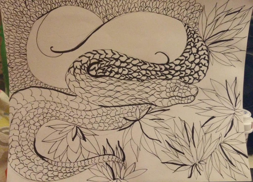 snake in ink by MissSuugar on DeviantArt