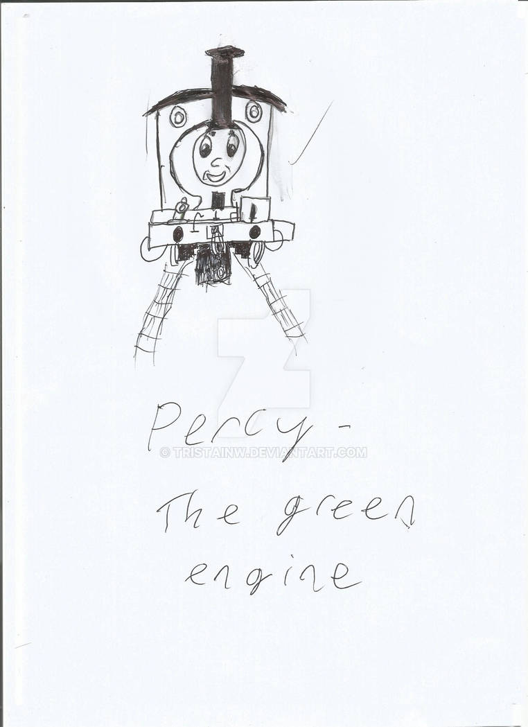 Percy The Green Engine by tristainw on DeviantArt