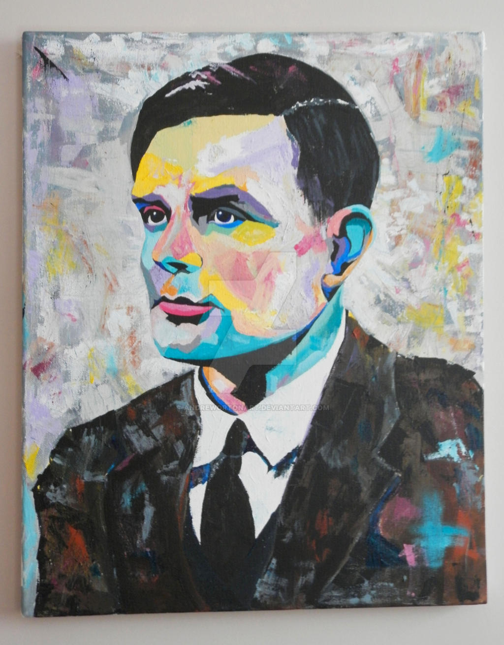 Alan Turing 1 Sketch 2014 by AndrewOrtonArt on DeviantArt