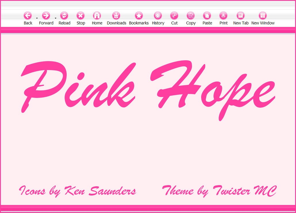 Pink Hope Firefox Theme