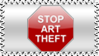 Stop Art Theft Stamp