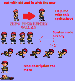 The Ultimate Ness Spritesheet Collab by shanethemugenfan on DeviantArt