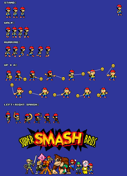 Ness Sprite Sheet
