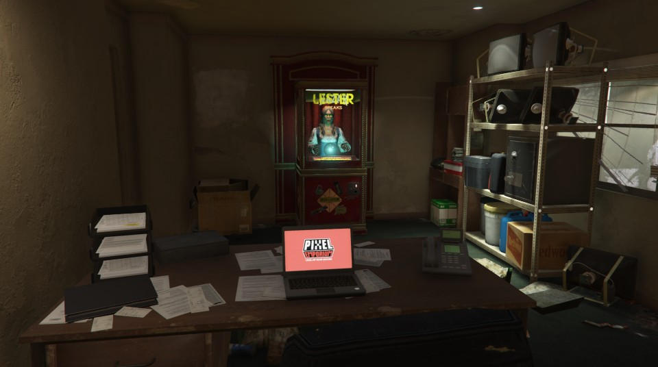 Dirty arcade office. - GTA Online. by VicenzoVegas21 on DeviantArt