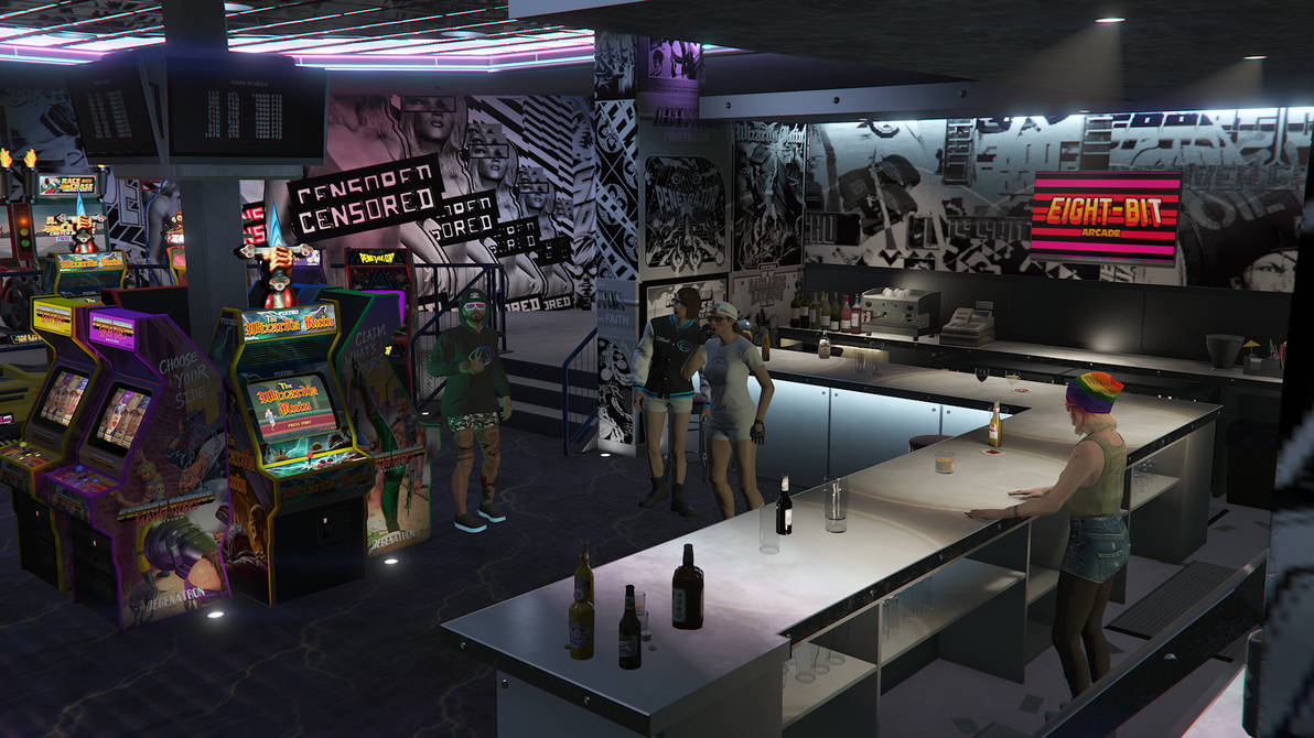 Arcade interior. GTA Online. by VicenzoVegas21 on DeviantArt