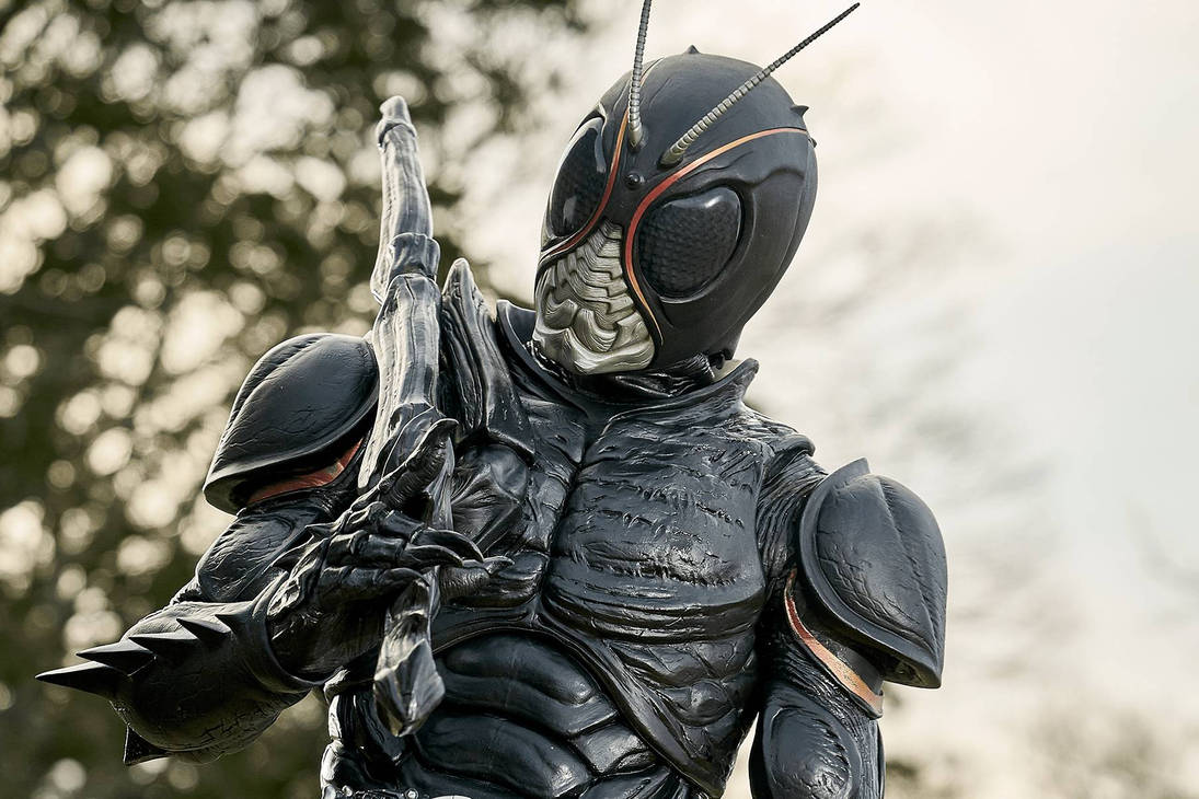 Kamen Rider Black Sun holding up his sword by blackssun665 on DeviantArt
