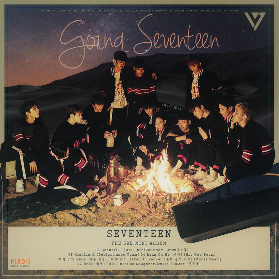 SEVENTEEN - The 3rd Mini Album : Going Seventeen by DiYeah9Tee4 on ...