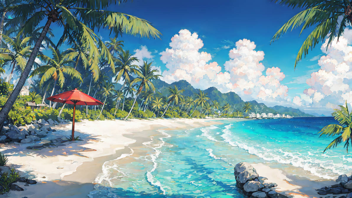 Summer beach #2 by rubingranatkagor on DeviantArt