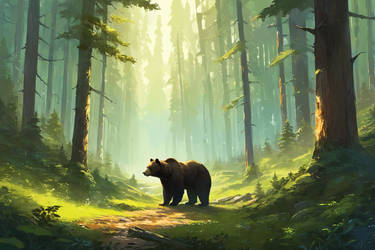 Bear in the forest