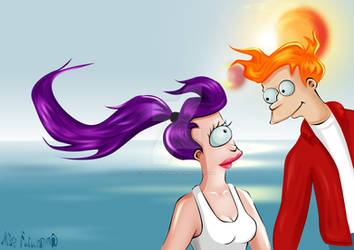 Fry and Leela