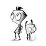 Zim and GIR