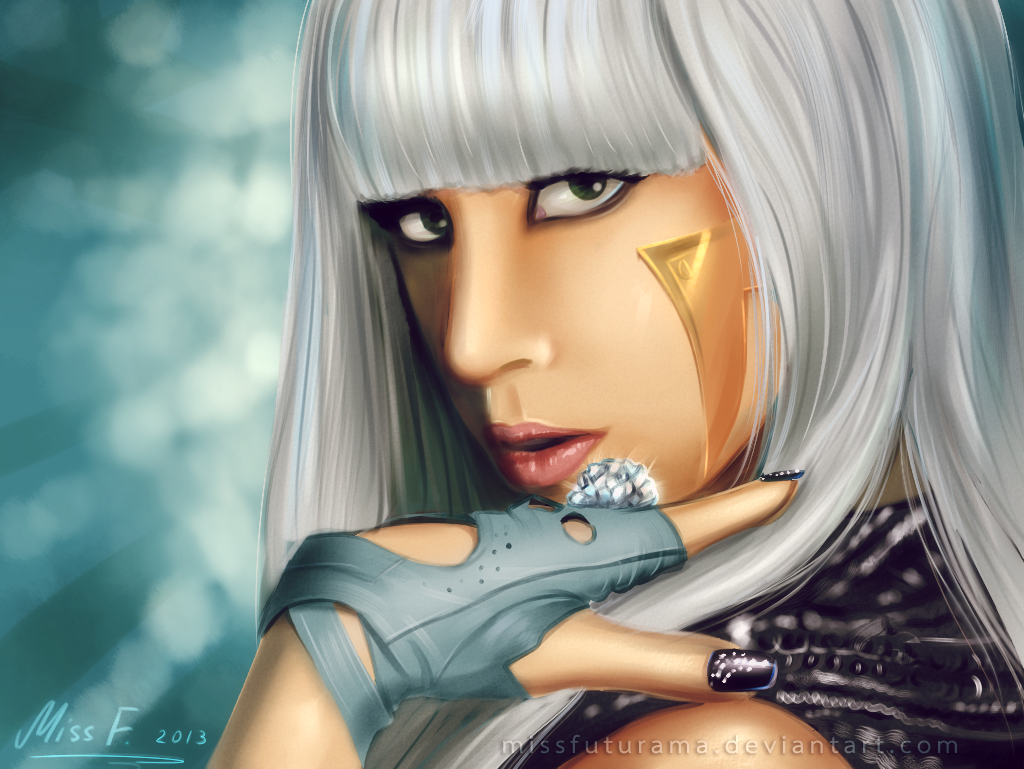 Lady Gaga - Poker Face by MissFuturama on DeviantArt