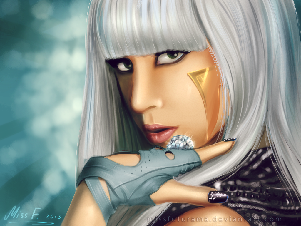 Lady Gaga - Poker Face by MissFuturama on DeviantArt Lady Gaga - Poker Face by MissFuturama on DeviantArt