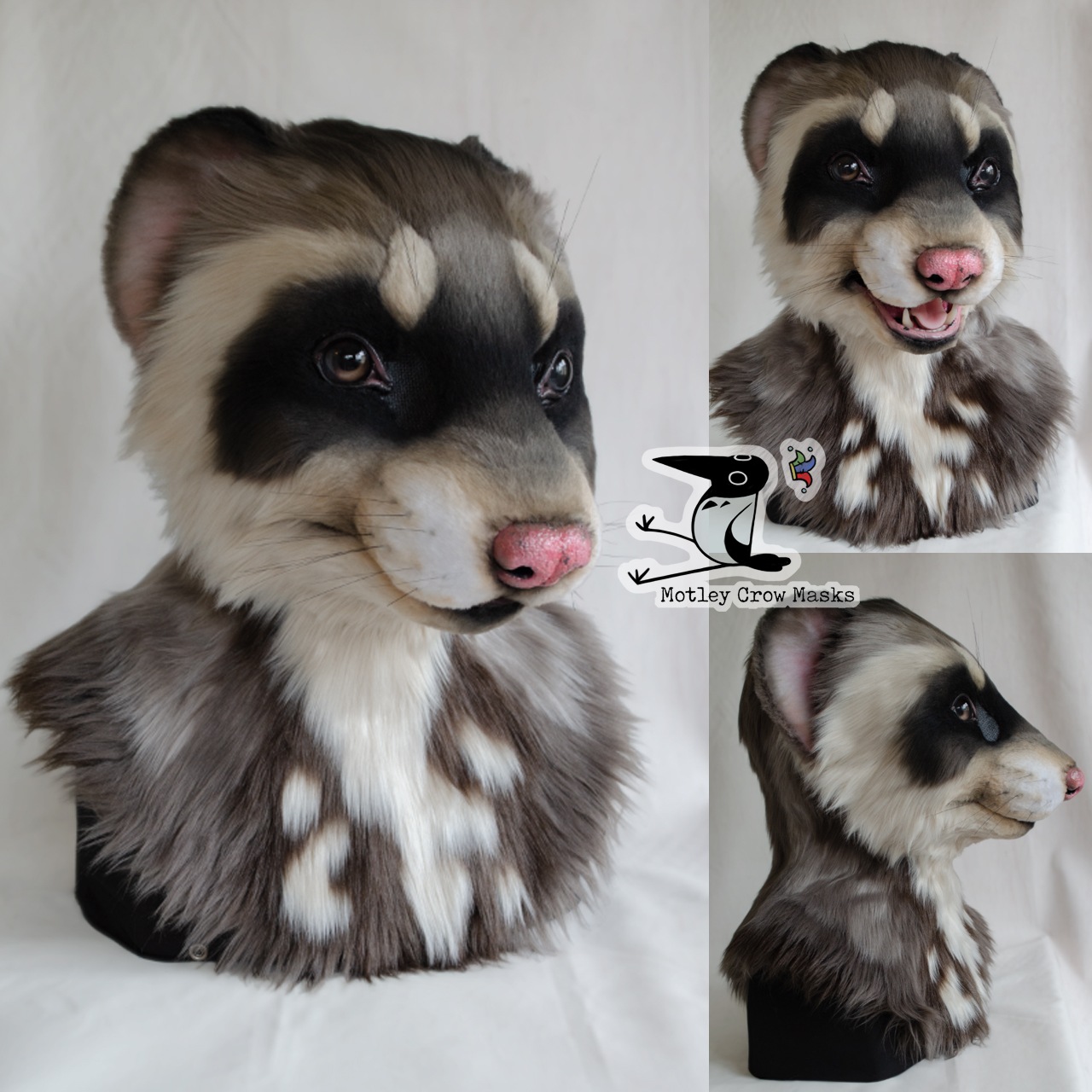Realistic Ferret Mask by MotleyCrowMasks on DeviantArt