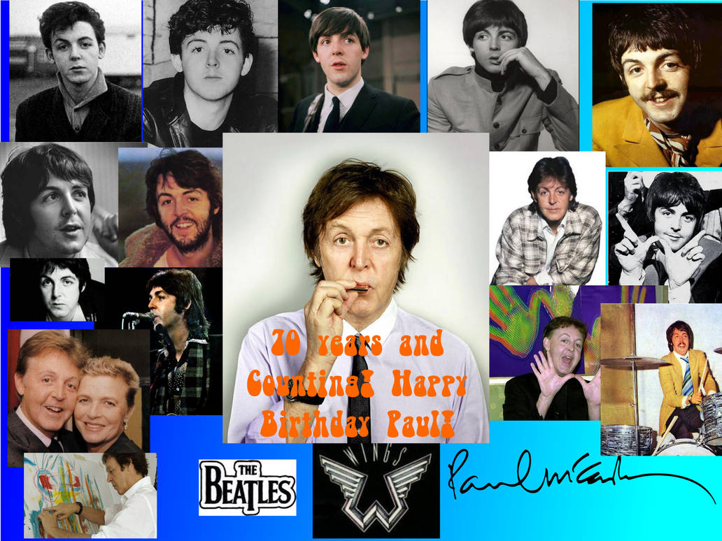 Happy Birthday Paul McCartney by CAT02 on DeviantArt