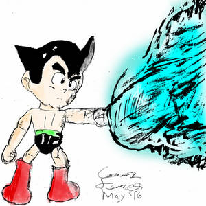 Atom in Toriyama's style