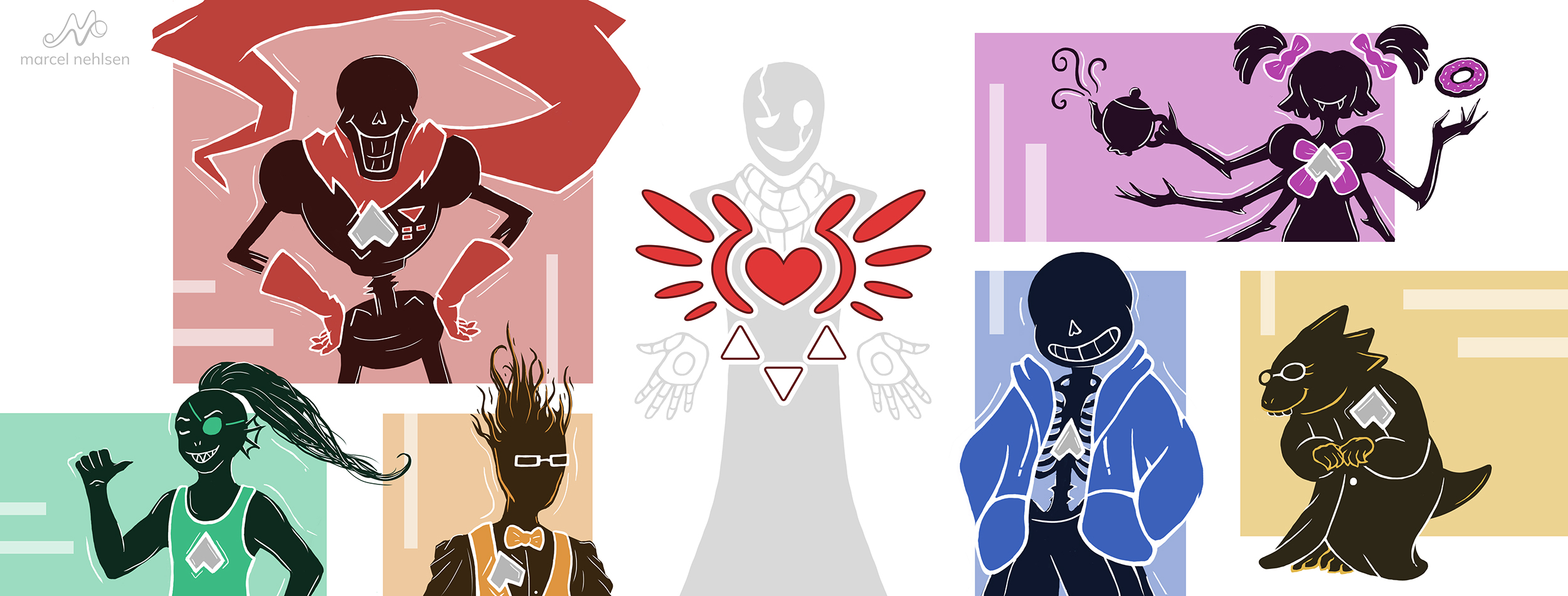 Undertale - Souls and Shadows by MarcelNehlsen on DeviantArt
