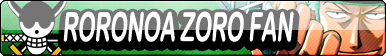 Roronoa Zoro Fan Button