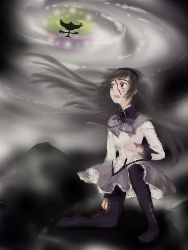 Homura Akemi at Walpurgis Night