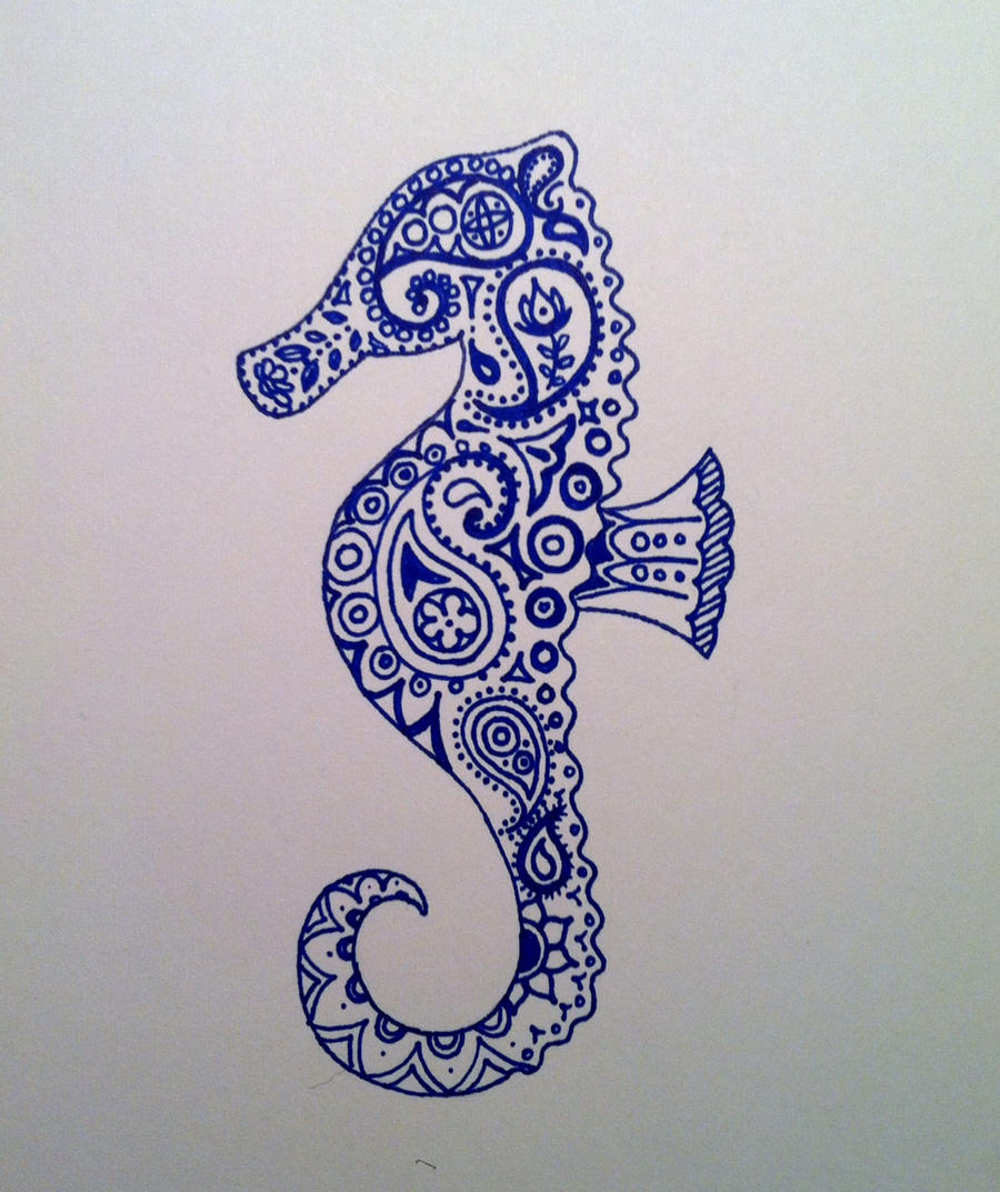 Paisley Seahorse