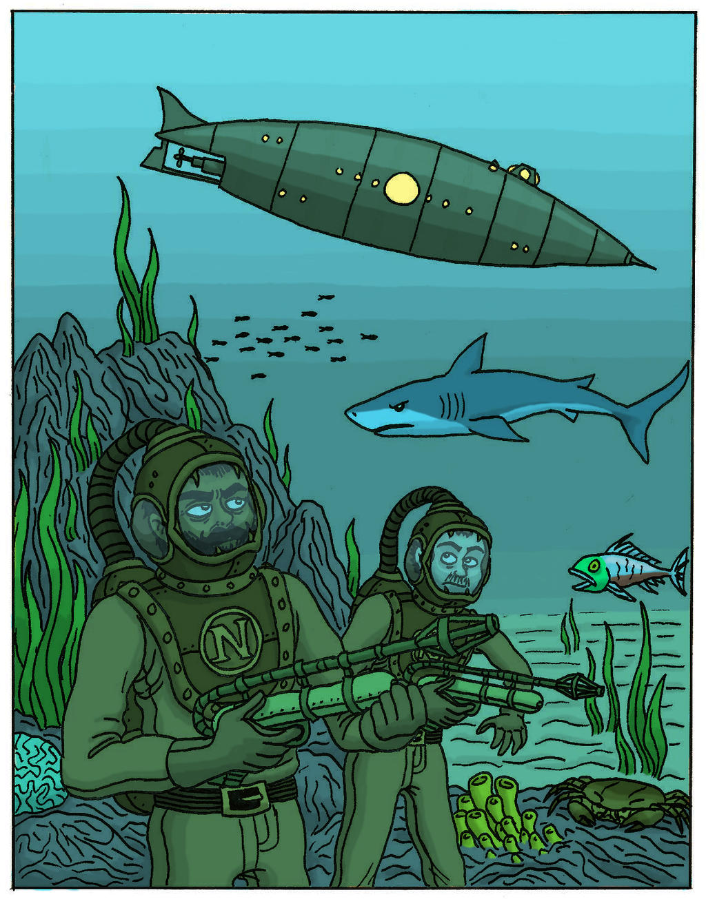 20 000 Leagues under the sea - Underwater wander