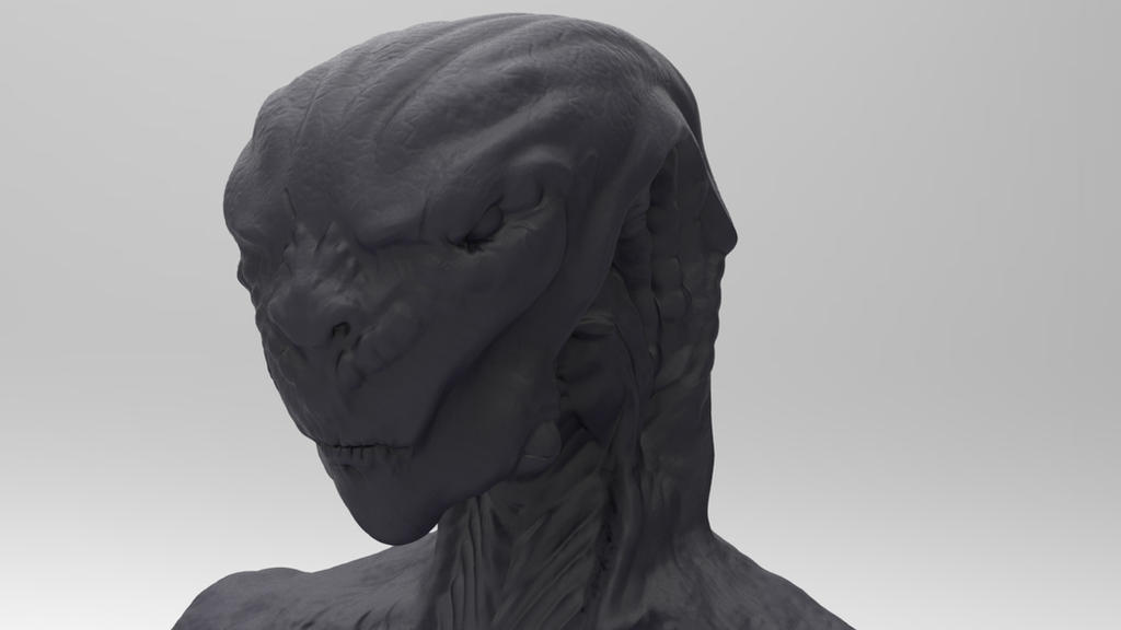 Alien Head by Jamesheheh on DeviantArt