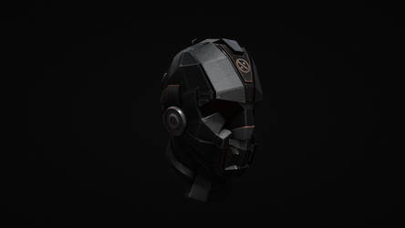 Sci-Fi Helmet Black