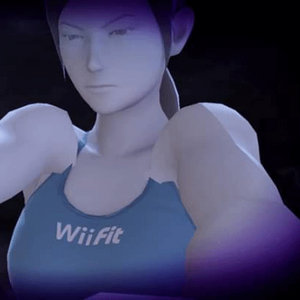 Wii Fit Trainer SMACKS Bug-Sized Annoyance (GIF)