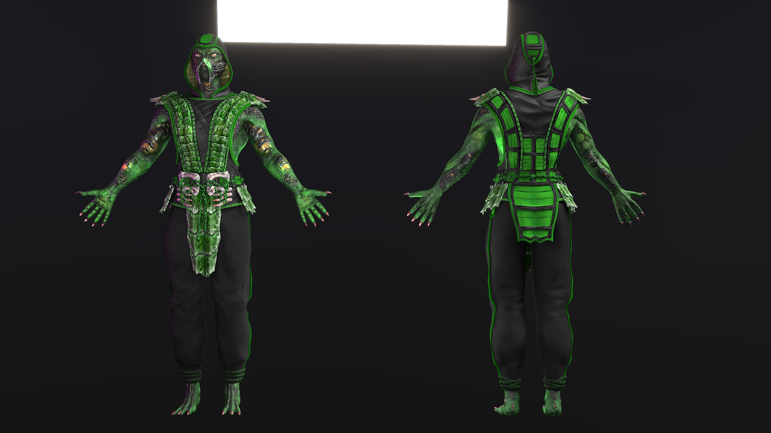 Reptile (Mortal Kombat 9) by UGSF on DeviantArt