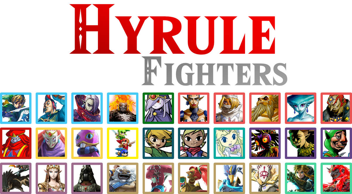 Custom Fighting Game Roster Zelda Fighting Game Roster Idea by SuperFlameKing03 on DeviantArt