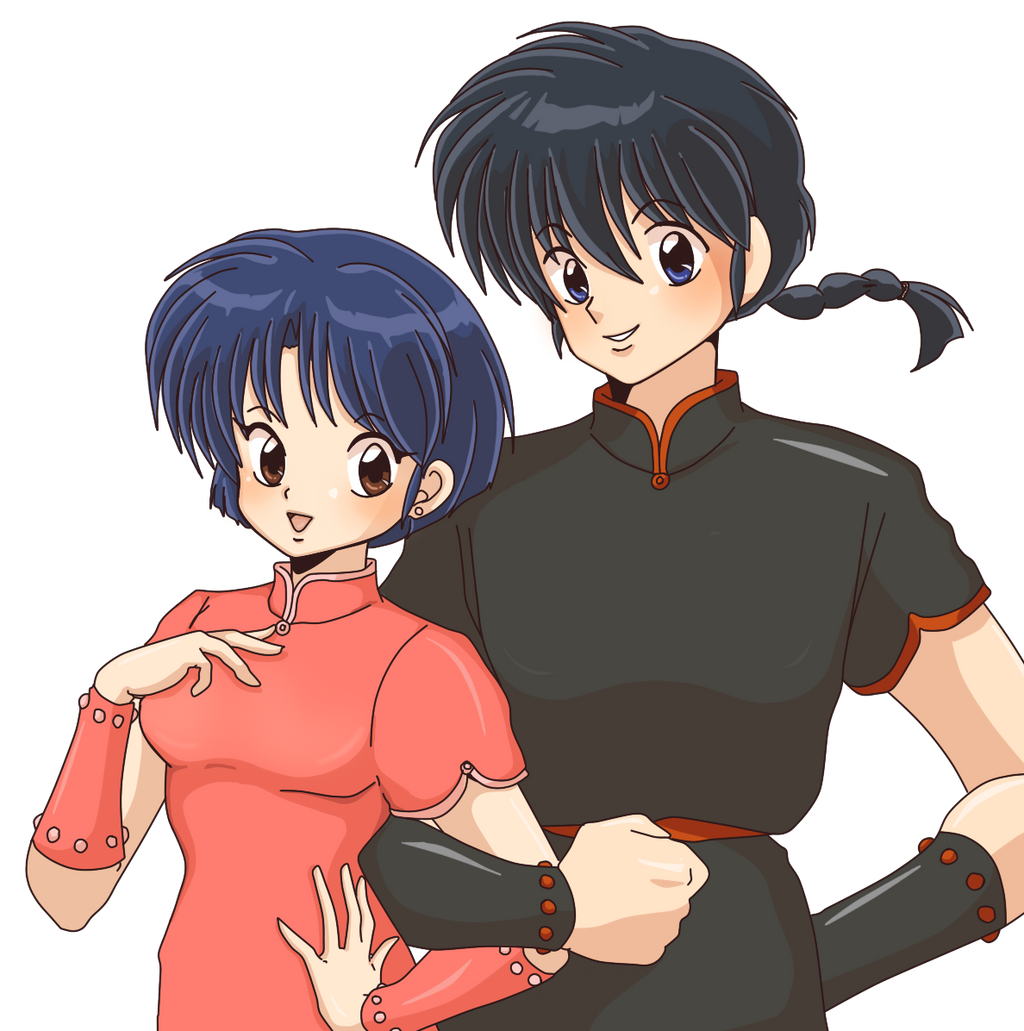 Akane Drawing Ranma Ranma and Akane by soulfire524 on DeviantArt