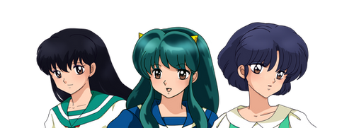 The Heroine - Kagome, Lum, and Akane