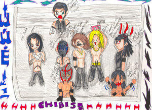 WWE Chibis by YamakaiYoko
