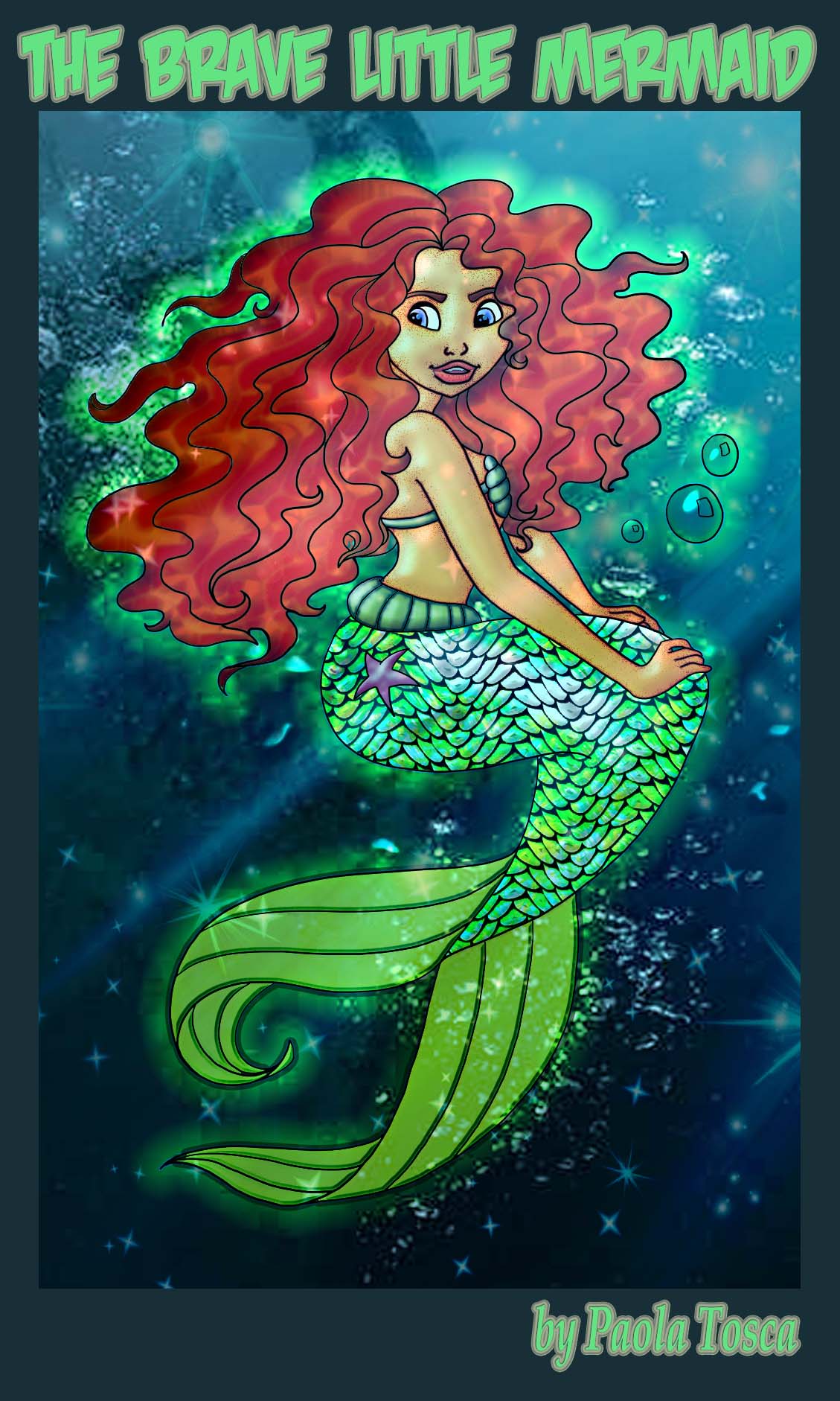 Merida as Ariel  by Paola Tosca REDUX