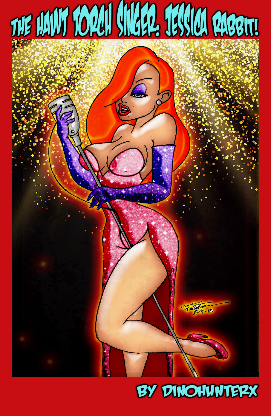 Jessica Rabbit 2 by DinoHunterX: REDUX!