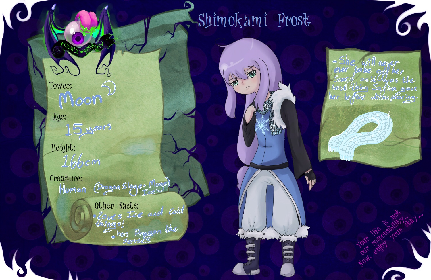 Shimokami Frost OC [Hiems Mansion]